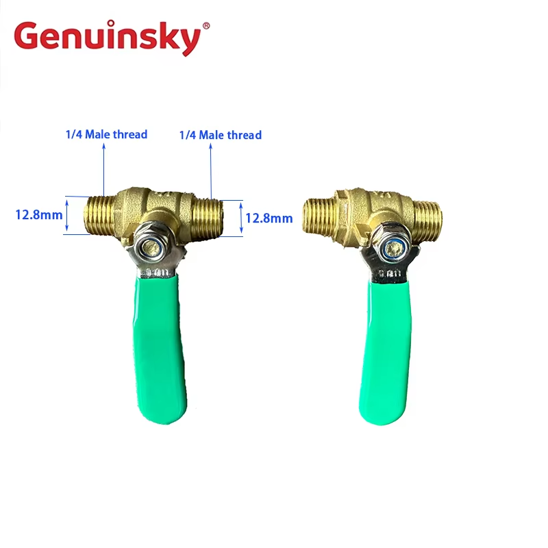 Válvula de esfera de 1/4 de polegada