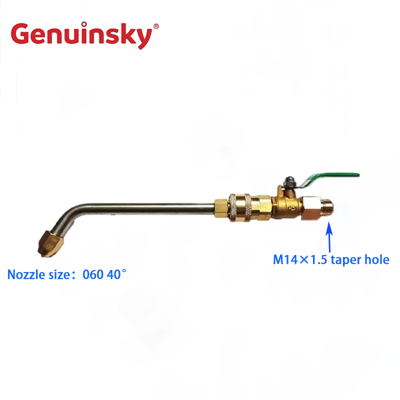 Bico dobrado com válvula de 1/4 de polegada Bico dobrado com válvula de 1/4 de polegada