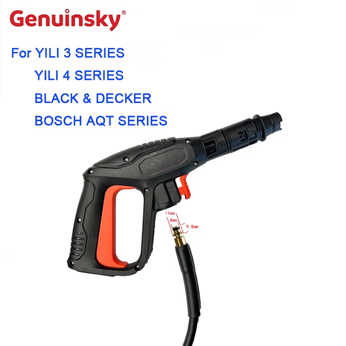 Pistola de pulverização de alta pressão para séries YILI 3/4, B e D e série Bosch AQT