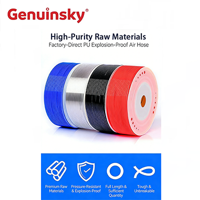 Mangueira de ar à prova de explosão de PU de alta pureza Mangueira de ar à prova de explosão de PU de alta pureza