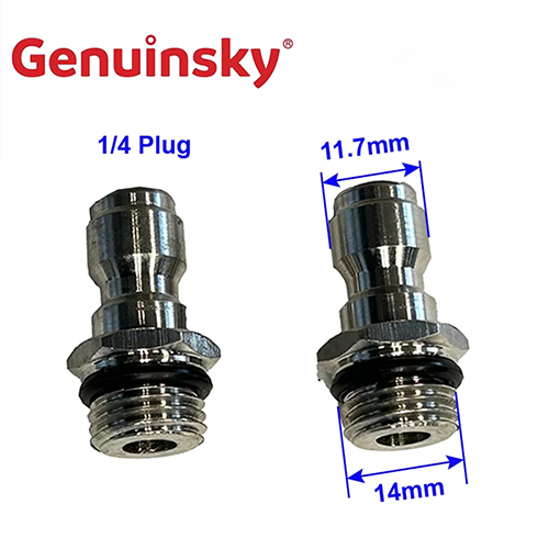 plugue rápido de aço inoxidável 1/4 polegada plugue rápido de aço inoxidável 1/4 polegada